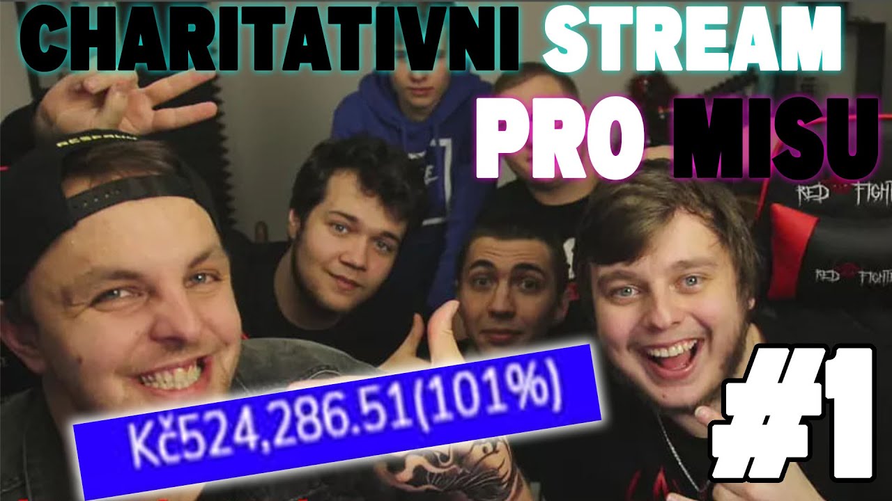 CHARITATIVNÍ STREAM Pro Míšu feat. DeeThane, Morry,Marwex, Cuky, Dejvik a Botman 1/4