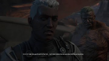 The Technomancer - Noctis Palace: Niesha Asks Zachariah If She Can Go To Prison Camp Chat Cutscene