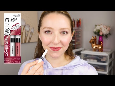 Video: Covergirl Rose Pearl Outlast All Day Lip Color Review