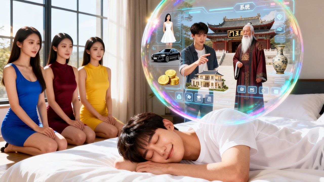 Il obtient système mystérieux, échange des trésors en rêve avec son grand-père,épouse 3 femmes sexy