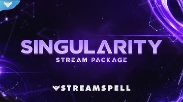 StreamSpell | Singularity Stream Package │ Twitch Overlays for OBS Studio, Streamlabs
