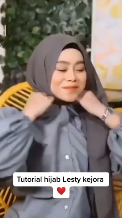 TUTORIAL HIJAB PASHMINA LESTI KEJORA