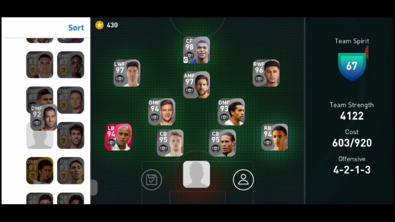 PES 21 MOBILE IS HERE!!! AND REBUILD MY TEAM IN PES MOBILE (pesmobile ...