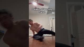 Week 3 learning flares at 27 years old beginner #powermoves #breakdance #bboy #flare #gymnast