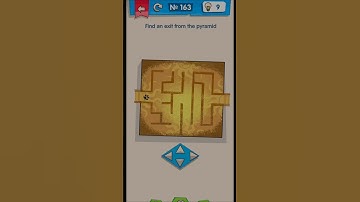 IQ Boost level 163 | Find an exit from the pyramid #shorts