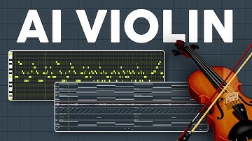 How To Make SYNTHWAVE WITH AI VIOLINS!! - FL Studio Tutorial (+FREE FLP)