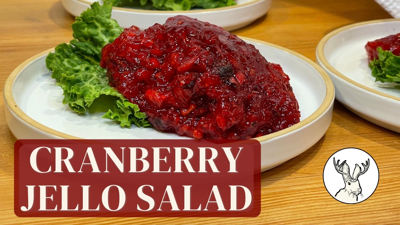 Vintage Cranberry Jello Salad | Easy Make-Ahead Holiday Side Dish