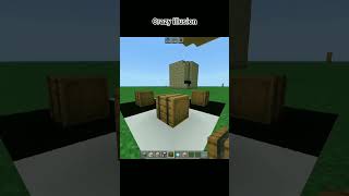 Barrel Illusion 🤯#shorts #minecraft
