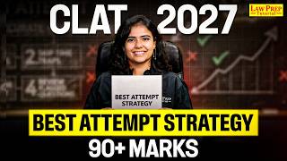 CLAT 2027 Best Attempt Strategy 🔥 90+ Score Formula | Accuracy vs Attempts | CLAT 2027 Preparation