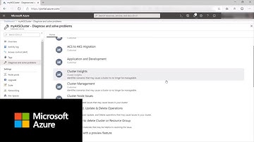 How to use Azure Kubernetes Service diagnostics | Azure Tips and Tricks