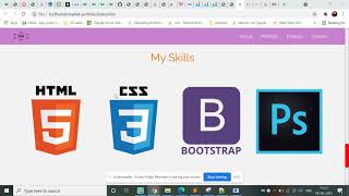 Personal Portfolio Website | Demo of personal portfolio website| HTML, CSS, Bootstrap