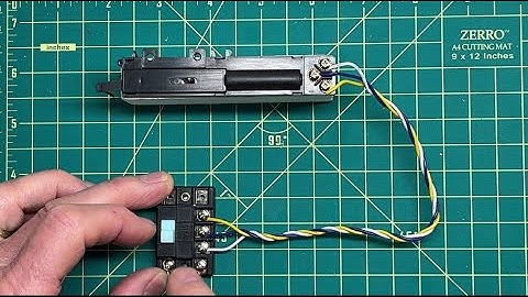 Conejos Valley RR # 6 Video on Under Table Switch machines and power supplies