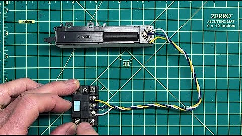 Conejos Valley RR # 6 Video on Under Table Switch machines and power supplies