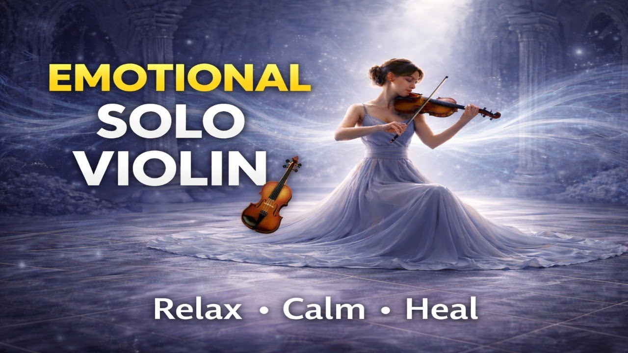 Healing Solo Violin Music 🎻 Emotional & Relaxing