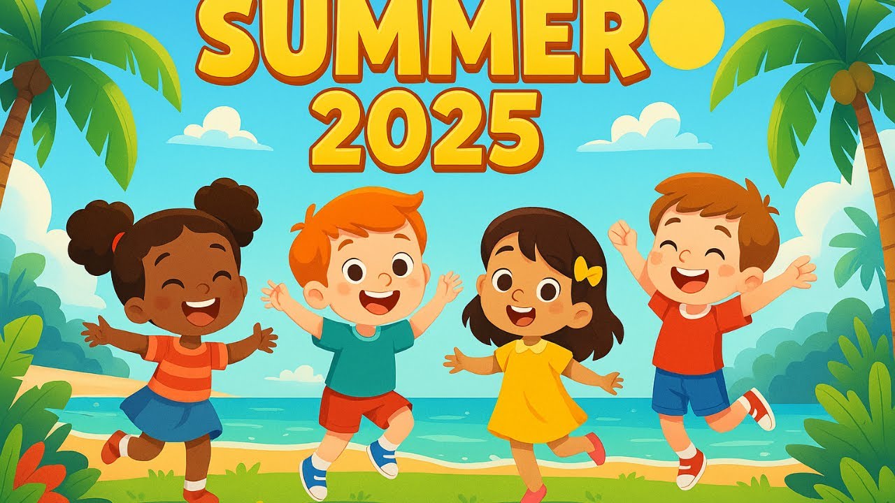 Energetic Summer 2025 🎤 Animated Music Hits for Happy Kids!
