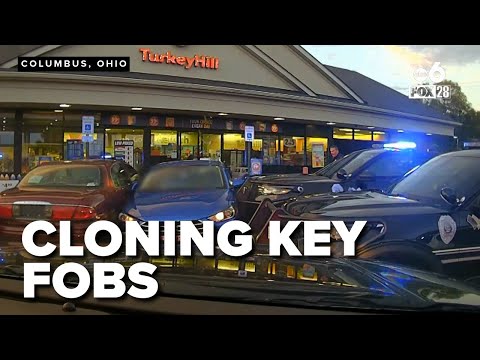 High-tech car theft: key fob cloning