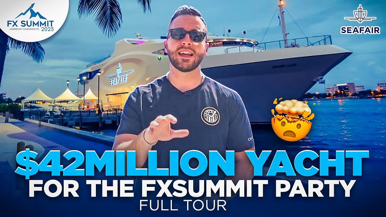 FULL Tour $42Million Yacht for the FXSummit party 🤯