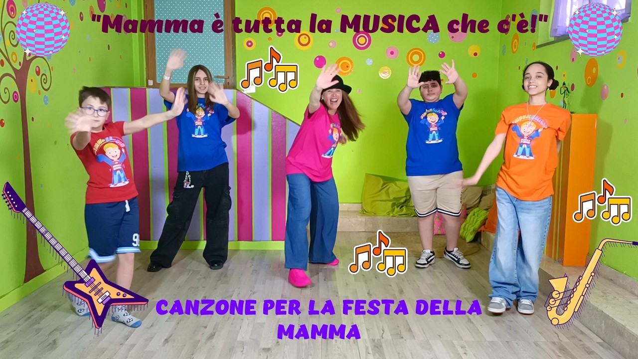 🌼🎶CANZONE PER LA FESTA DELLA MAMMA PER INFANZIA E PRIMARIA - "MAMMA E ...