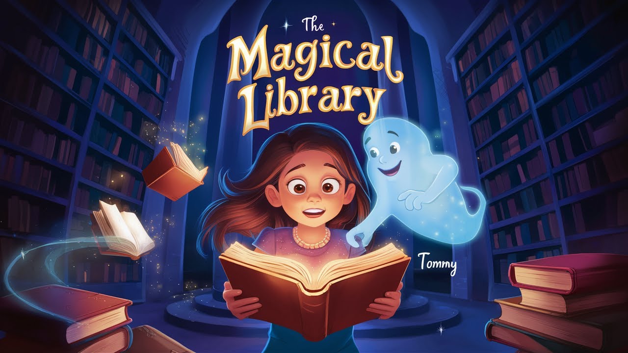 The Magical Library Adventure | जादुई पुस्तकालय की रहस्यमयी रात | Kosaki Tales #bedtimestories