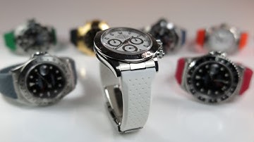 How to install the AK End Link and Rubber Strap to the Rolex?