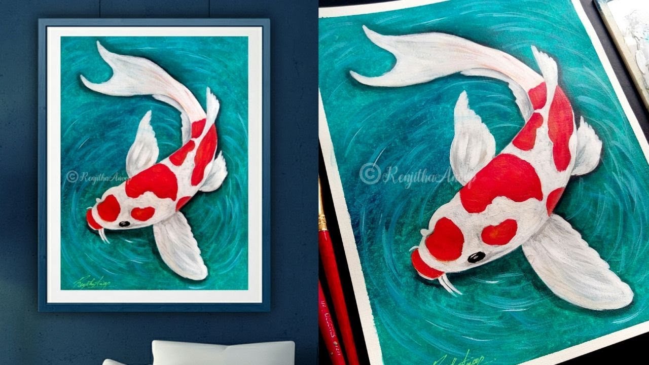 koi fish paintings