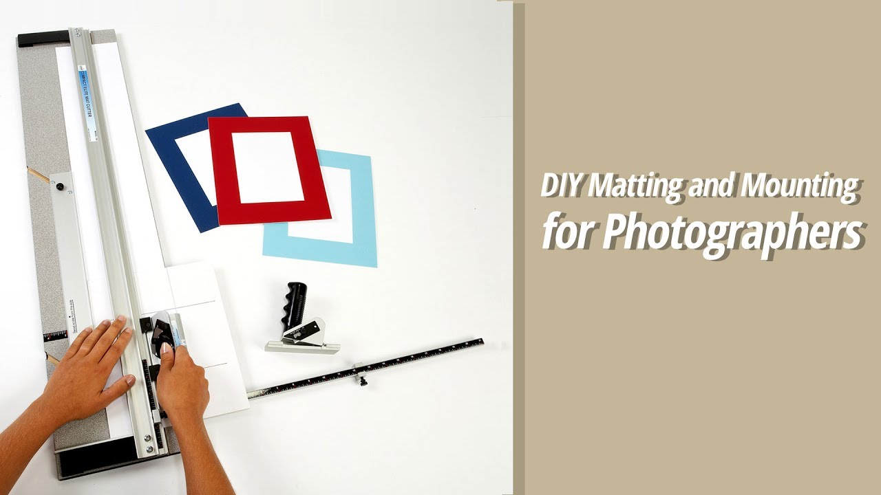 Using a handheld mat cutter - Matting, Framing, and Hanging Your  Photographs Video Tutorial