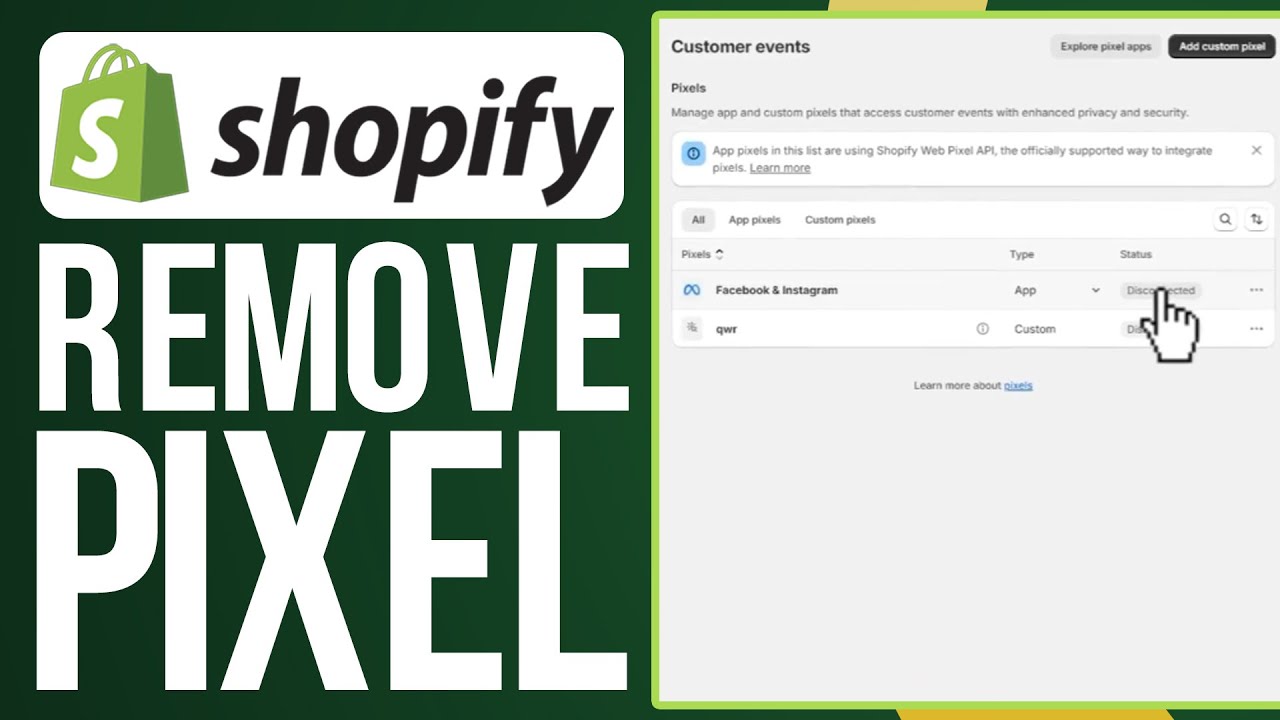 How To Remove Pixel From Shopify (2026) Full Tutorial - YouTube