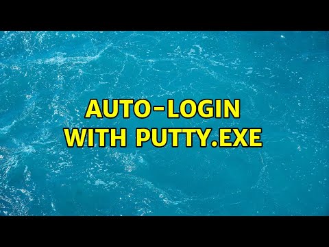 Auto-login with Putty.exe (3 Solutions!!)