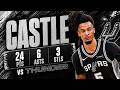 Stephon Castle 24 pts 6 asts 3 stls vs Thunder 2026 PO G5