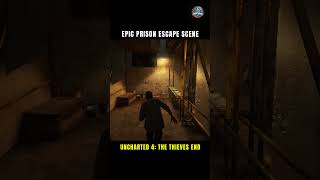 Nathan Drake’s CRAZIEST Escape!  #gaming #uncharted4 #prisonescape #epicgameplay #viral #pcgaming