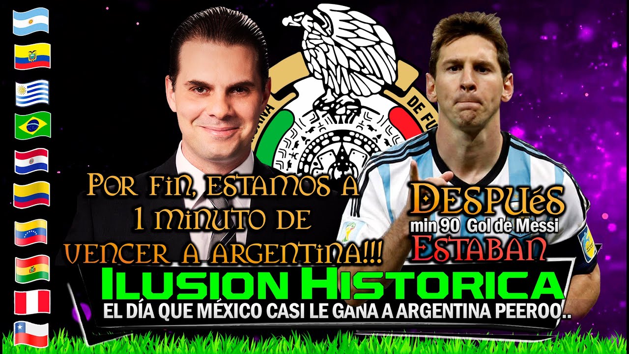 El DÍA que MESSI rescató a ARGENTINA y dejó a MÉXICO LLORANDO 🏆 Narración ÉPICA y Graciosa 😂