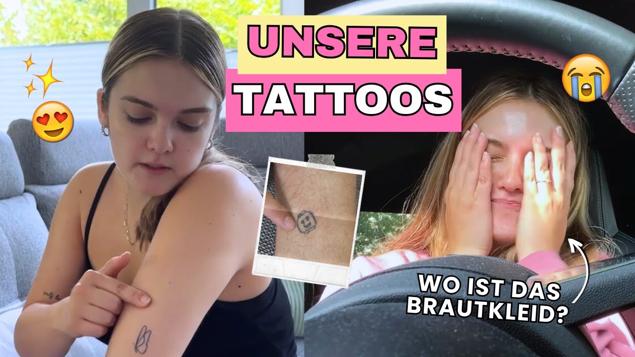 Wir zeigen UNSERE TATTOOS 😍 Wo ist Vici's BRAUTKLEID?! 😥| Hans&Wika
