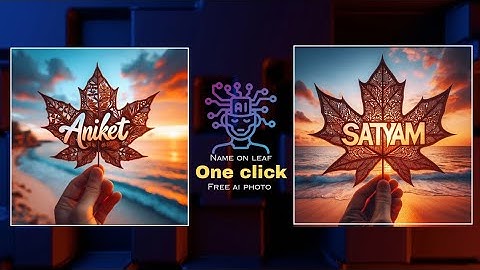 How to Create A Dry Leaf Trending Ai Photo | Ai photo editing | Trending ai photo editing | Bing ai