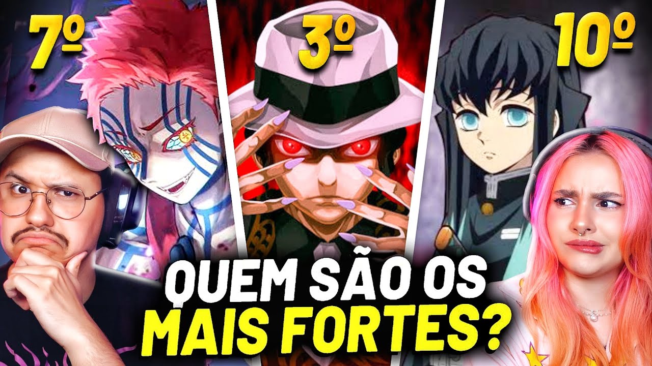 Os personagens mais fortes de Demon Slayer