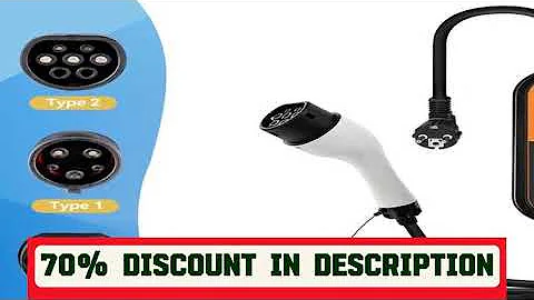 A must-have product! 3.5KW Type2 Portable EV Charger 16A 1Phase EU Plug EVSE Charging 8A-10A-13A-1