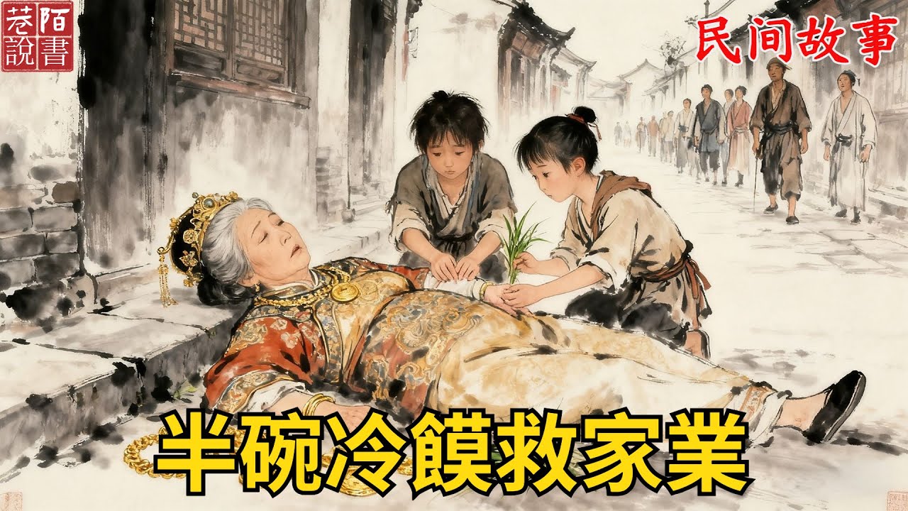 民間故事：首富老太路邊暈倒，一對乞丐兄妹竟一招救活！她斥千兩黃金報答，沒想到，兄妹倆的真實身份，竟讓她當場崩潰！【巷陌說書人】#巷陌說書人#奇聞#故事#民間故事#故事頻道#說書#睡前故事#聽書