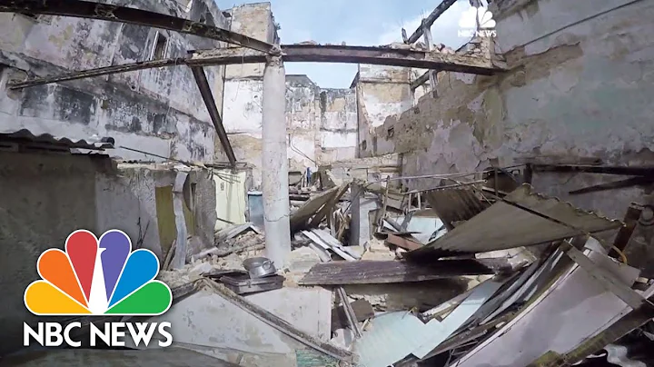 Havana, Cuba Home Collapses Under Hurricane Irma's...