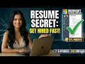 😍 ATS Friendly Resume for Freshers | FREE Resume Builder Websites | Canva Resume format | CV Format