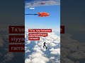 Battala paaraashutiin koochoo xiyyaaratti rarraase | BBC News Afaan Oromoo
