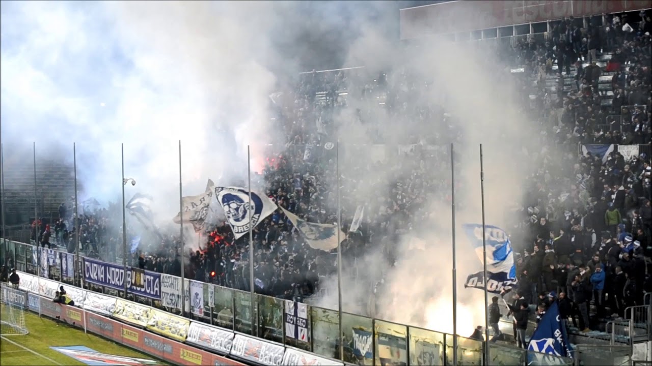 Brescia vs Ascoli (Ultras Bresciani Tifo) 28.12.2017