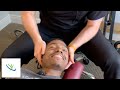 *CRAZY* Chiropractic Adjustment Loud Crack To Capoeira Coach With Neck And Ankle Pain