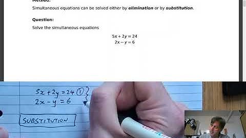 P1.3.1 -- Linear simultaneous equations