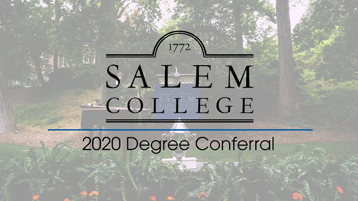 Salem College 2020 Degree Conferral