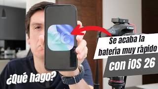 iOS 26 - ¿SE DESCARGA MUY RÁPIDO tu IPHONE? | ES POR ESTA RAZÓN 😨