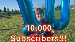 Official balloon release to celebrate 10,000 subscribers!