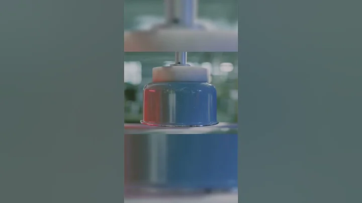 Close-up of Industrial Robots Handling Cookware Production #industrialrobot #factory #handling #fyp