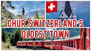 Chur Switzerland | the oldest city in Switzerland | 4K | Swiss towns | Graubunden | Graubünden screenshot 4