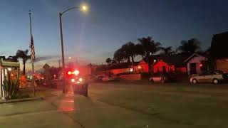 (Air Horn) LBFD Rescue 11 responding