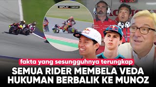 FIM Minta Maaf ke Veda! Rider Moto3 Setuju, CARA BALAP MUNOZ NGAWUR! Veda Gak Salah: Reaksi Honda