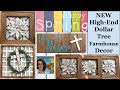 🌼NEW HIGH END DOLLAR TREE 🌼SPRING EASTER FARMHOUSE HOME DECOR #jengablocks #wooddecor #dollartreediy